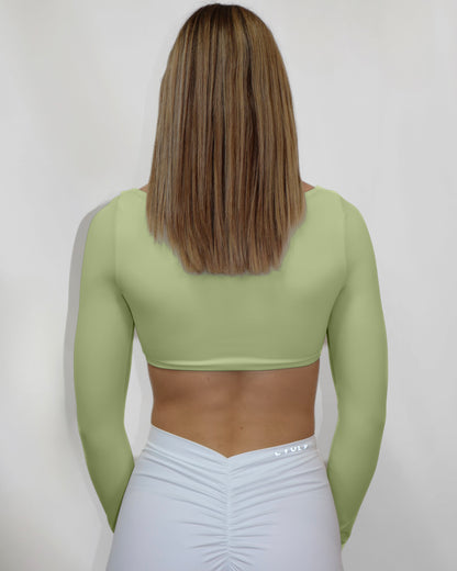 Core Long Sleeve Crop