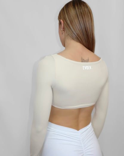 Core Long Sleeve Crop