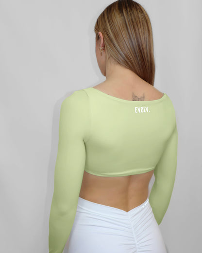 Core Long Sleeve Crop