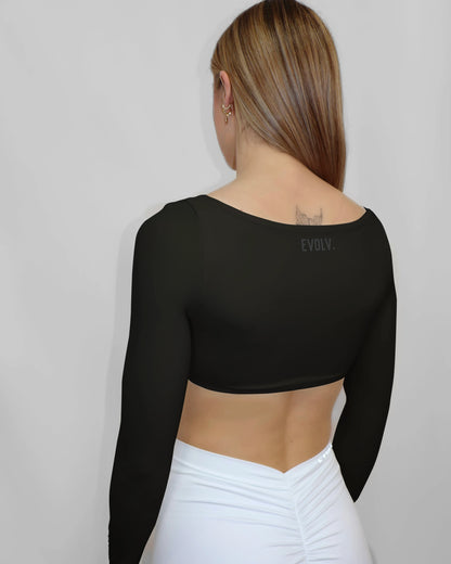 Core Long Sleeve Crop