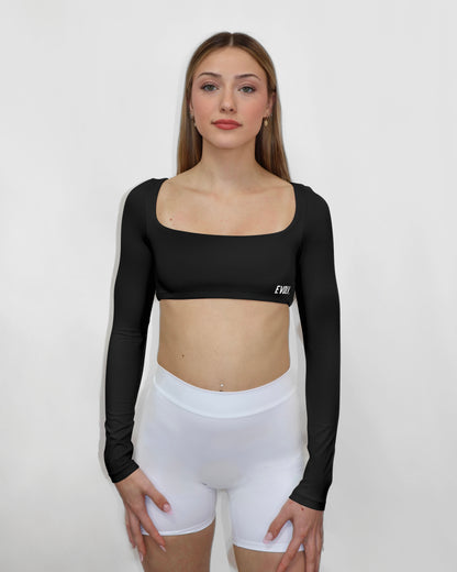 Core Long Sleeve Crop